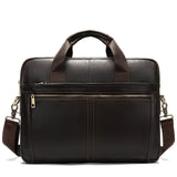 WESTAL Men's Briefcase Men's Bag Genuine Leather Laptop Bag Leather Computer/Office Bags for Men Document Briefcases Totes Bags