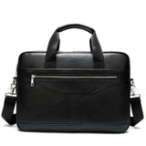 WESTAL Men's Briefcase Men's Bag Genuine Leather Laptop Bag Leather Computer/Office Bags for Men Document Briefcases Totes Bags