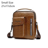 Casual Men Shoulder Bag Vintage Crossbody Bags High Quality Male Bag PU Leather Handbag Capacity Men Messenger Bags Tote Bag