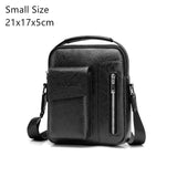 Casual Men Shoulder Bag Vintage Crossbody Bags High Quality Male Bag PU Leather Handbag Capacity Men Messenger Bags Tote Bag