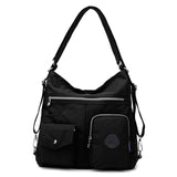 Nylon Women Backpack Natural School Bags for Teenager Casual Female Preppy Style Shoulder Bags Mochila Travel Bookbag Knapsack