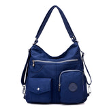 Nylon Women Backpack Natural School Bags for Teenager Casual Female Preppy Style Shoulder Bags Mochila Travel Bookbag Knapsack