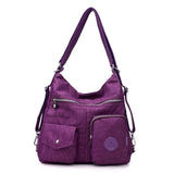 Nylon Women Backpack Natural School Bags for Teenager Casual Female Preppy Style Shoulder Bags Mochila Travel Bookbag Knapsack