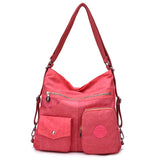 Nylon Women Backpack Natural School Bags for Teenager Casual Female Preppy Style Shoulder Bags Mochila Travel Bookbag Knapsack