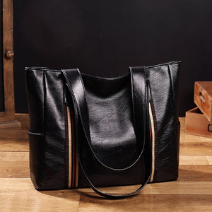 Women Shoulder Leather Bag Fashion Handbag Retro Embossing Leather Ladies Shoulder Bag Large Tote Purse Women Handbag Tote Bag