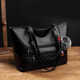 Women Shoulder Leather Bag Fashion Handbag Retro Embossing Leather Ladies Shoulder Bag Large Tote Purse Women Handbag Tote Bag