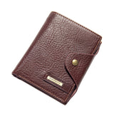 new small wallets men wallets short men's wallet Genuine leather guarantee purse for male coin purse rifd wallet cartera hombre