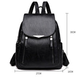 Women Backpacks Designer Leather Women Bag Fashion School Bags for Teenagers Girls Large Capacity Backpacks Travel Bags Mochila