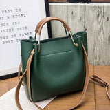 Bucket bag handbag fashion simple simple large capacity handbag commuter bagBig bag casual shoulder bagOblique cross female pack